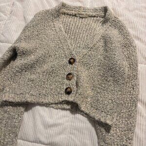 Women's Tan Knit Cardigan